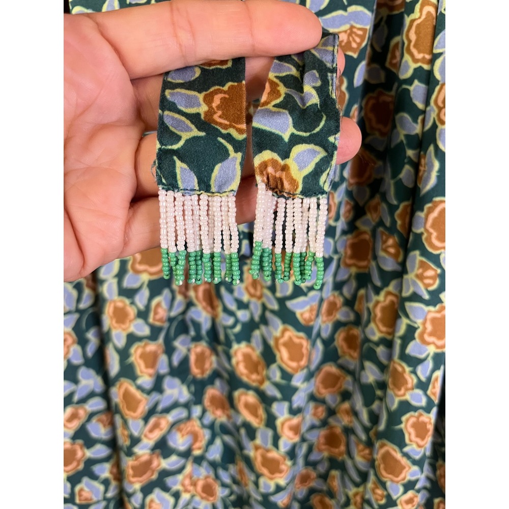 Anthropologie Omkia Mini Dress Balloon Sleeve Sz S - Picture 3 of 12